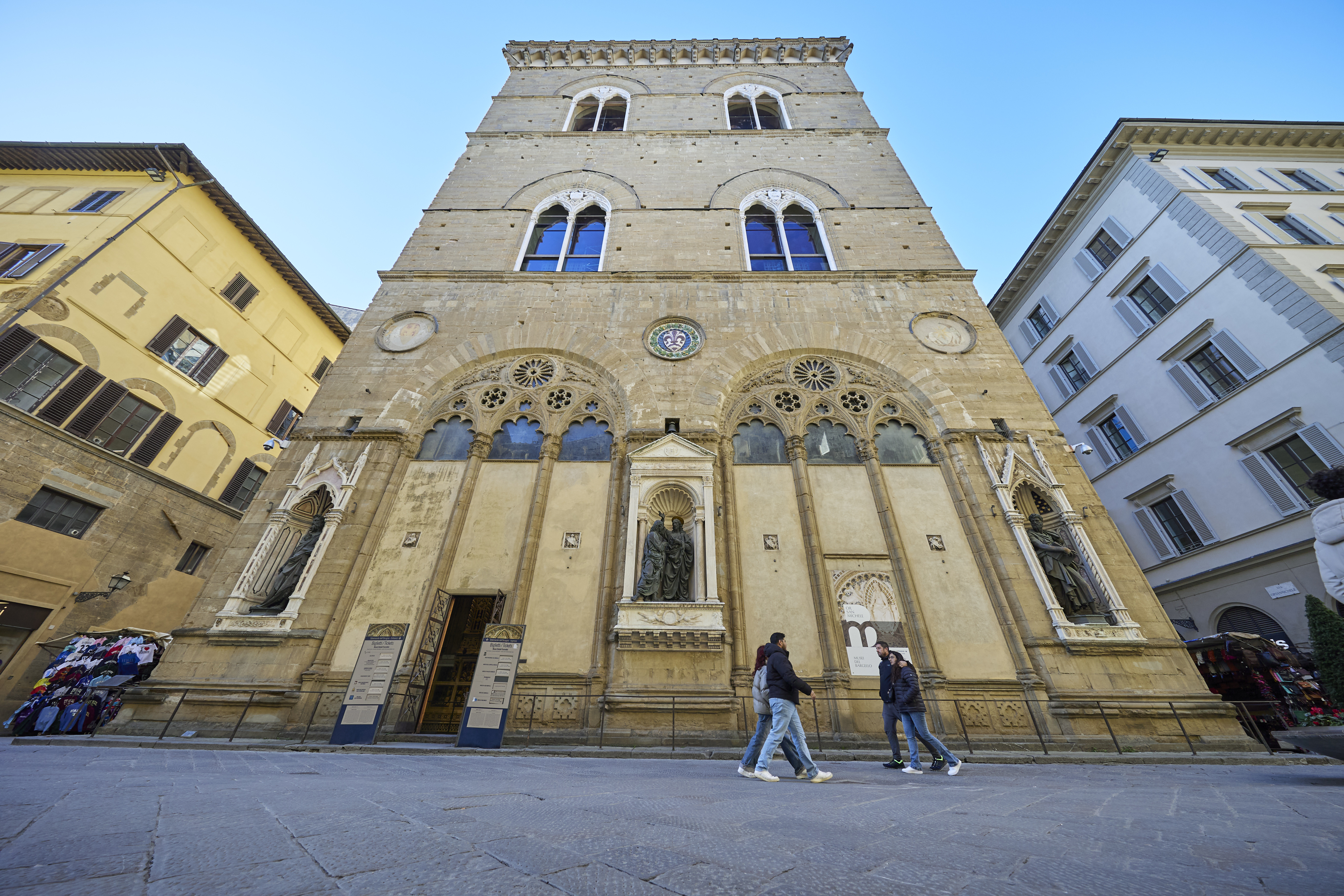 Veduta esterna del Complesso di Orsanmichele, parte del sistema museale Galleria dell'Accademia di Firenze e Musei del Bargello